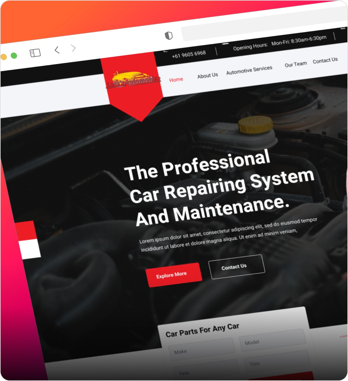 Luis Automotive showcase